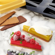 Moule Silicone Slake 11,4 x 3,9 cm x H 2 cm (x8) - Pavoni
