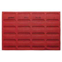 Tapis Silicone Micro-perforé Éclair 12,5 x 2,5 cm x H 0,5 cm (x24) - Pavoni