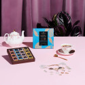 Chocolat Noir&Lait (x32 carrés) - rose Chocolat Noir&Lait (x32 carrés) - rose
