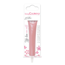 DDM Courte Stylo choco rose pastel 25g - ScrapCooking