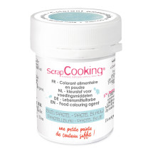 DDM Courte Colorant artificiel en poudre bleu pastel 5g - ScrapCooking