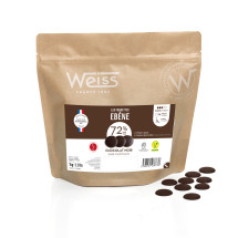 Chocolat Noir 72% Ebène 1 kg - Weiss
