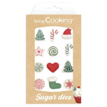 Décors en Sucre Noël (x12) - Scrapcooking