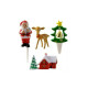 Décorations de bûches de Noël (x4) - Scrapcooking