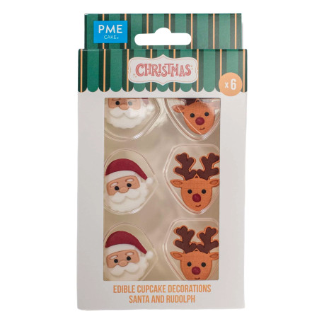 Décors en Sucre Noël (x6) - PME