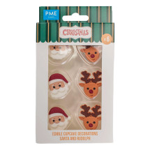 Décors en Sucre Noël (x6) - PME