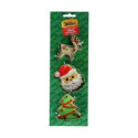 Emporte-Pièces Inox Père Noël Renne et Sapin (x3) - Wilton