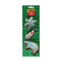 Emporte-Pièces Inox Flocon Bonhomme et Ours (x3) - Wilton