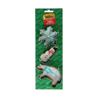 Emporte-Pièces Inox Flocon Bonhomme et Ours (x3) - Wilton