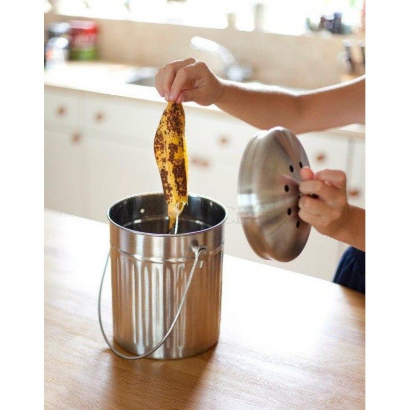 Poubelle bac a compost 5L - Kitchen Craft - MaSpatule