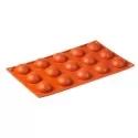 Moule silicone 15 demi-sphères Pavonidea