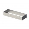 Cadre à tarte perforé rectangle 12x4cm Valrhona - De Buyer