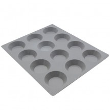 Plaque silicone 12 tartelettes Elastomoule De Buyer