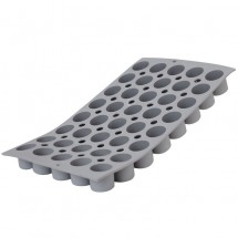 Plaque silicone 40 mini-cylindres Elastomoule De Buyer