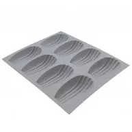 Plaque silicone 8 madeleines Elastomoule De Buyer