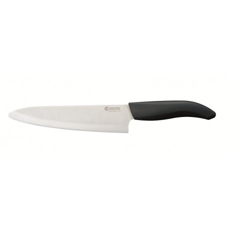 Couteau de chef céramique 18cm manche noir Kyocera