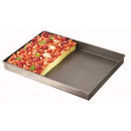 Moule à génoise acier 30x20cm Gobel