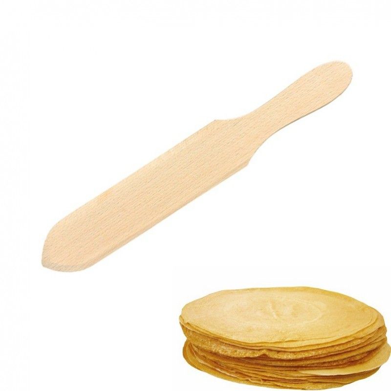 Spatule couteau à crêpes en bois de Buyer spatule couteau à crêpes en bois  rateau et couteau à crêpes