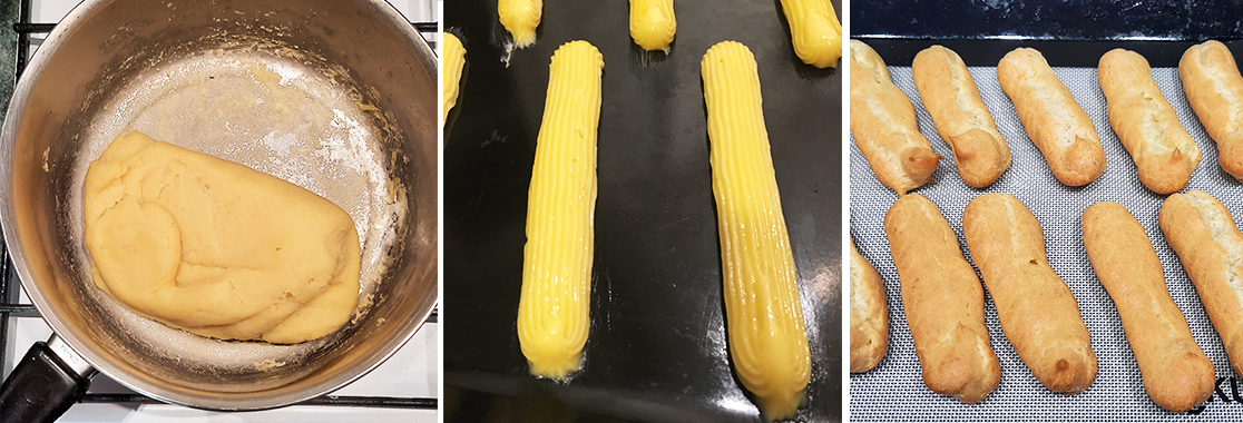 Recette Éclair à la vanille facile