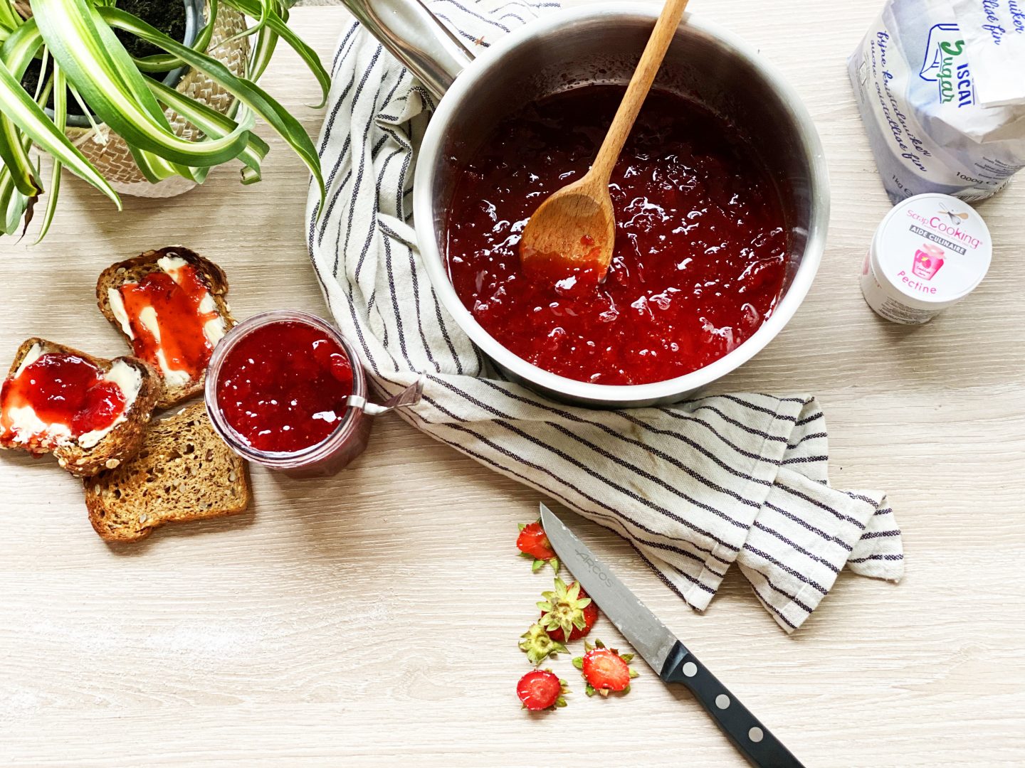 Recette Confiture de fraises