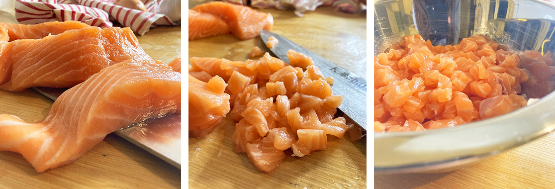 Recette Tartare de saumon