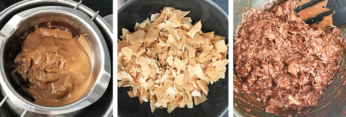 Recette Praliné feuillantine