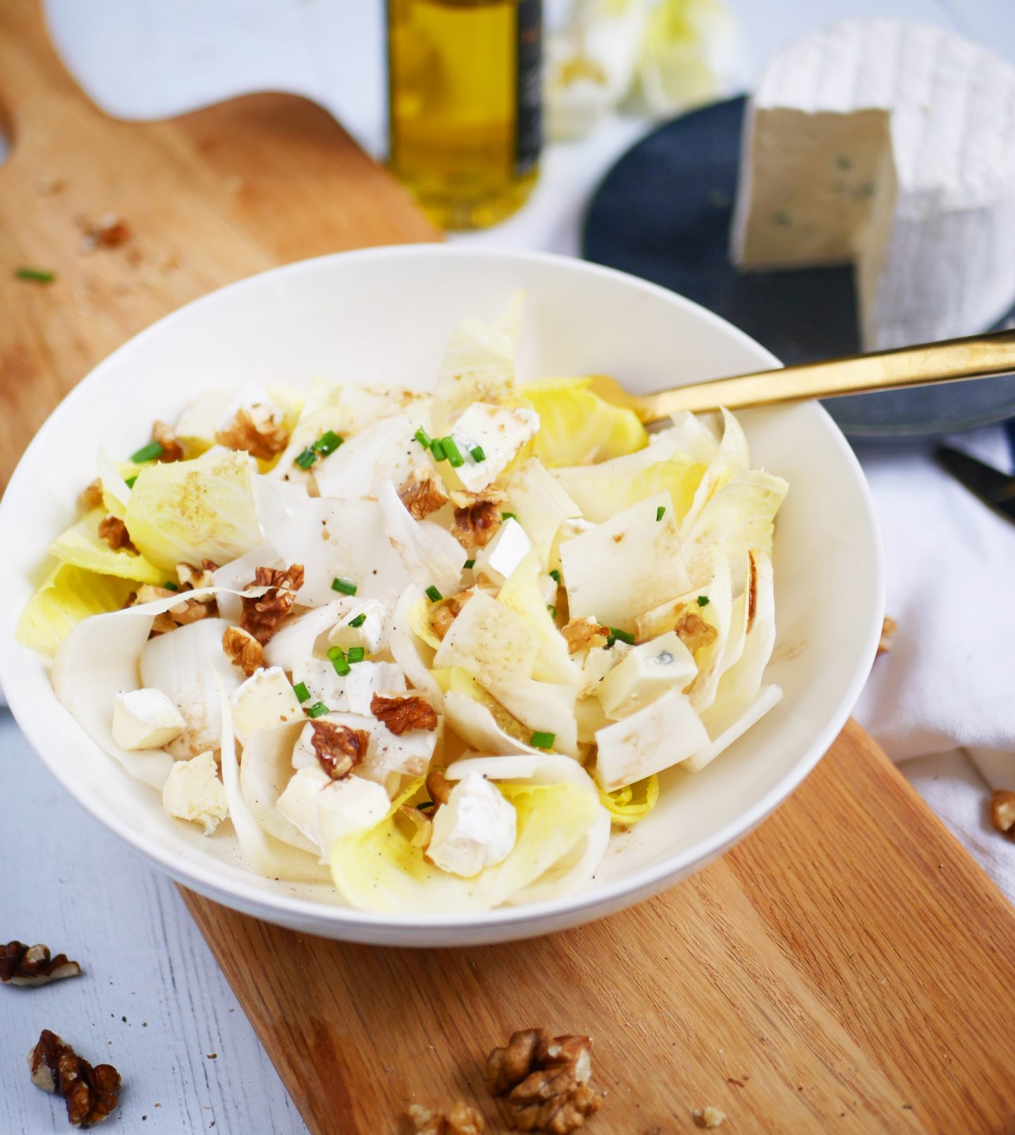 Recette Salade endives bleu noix