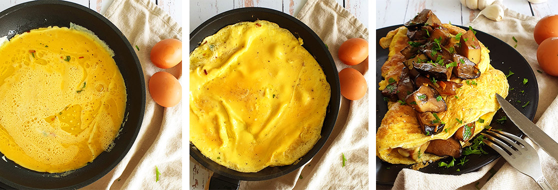 RECETTE OMELETTE CHAMPIGNONS