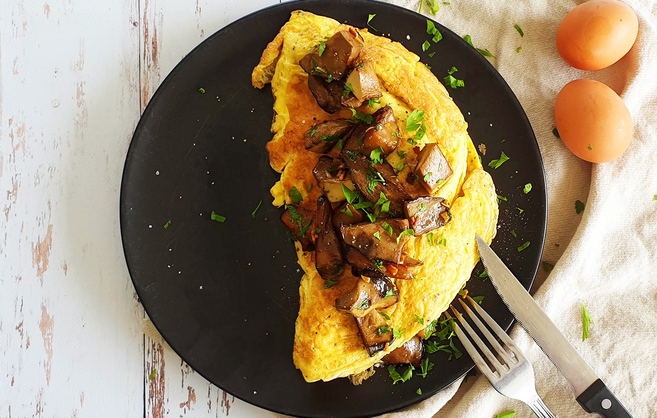 RECETTE OMELETTE CHAMPIGNONS