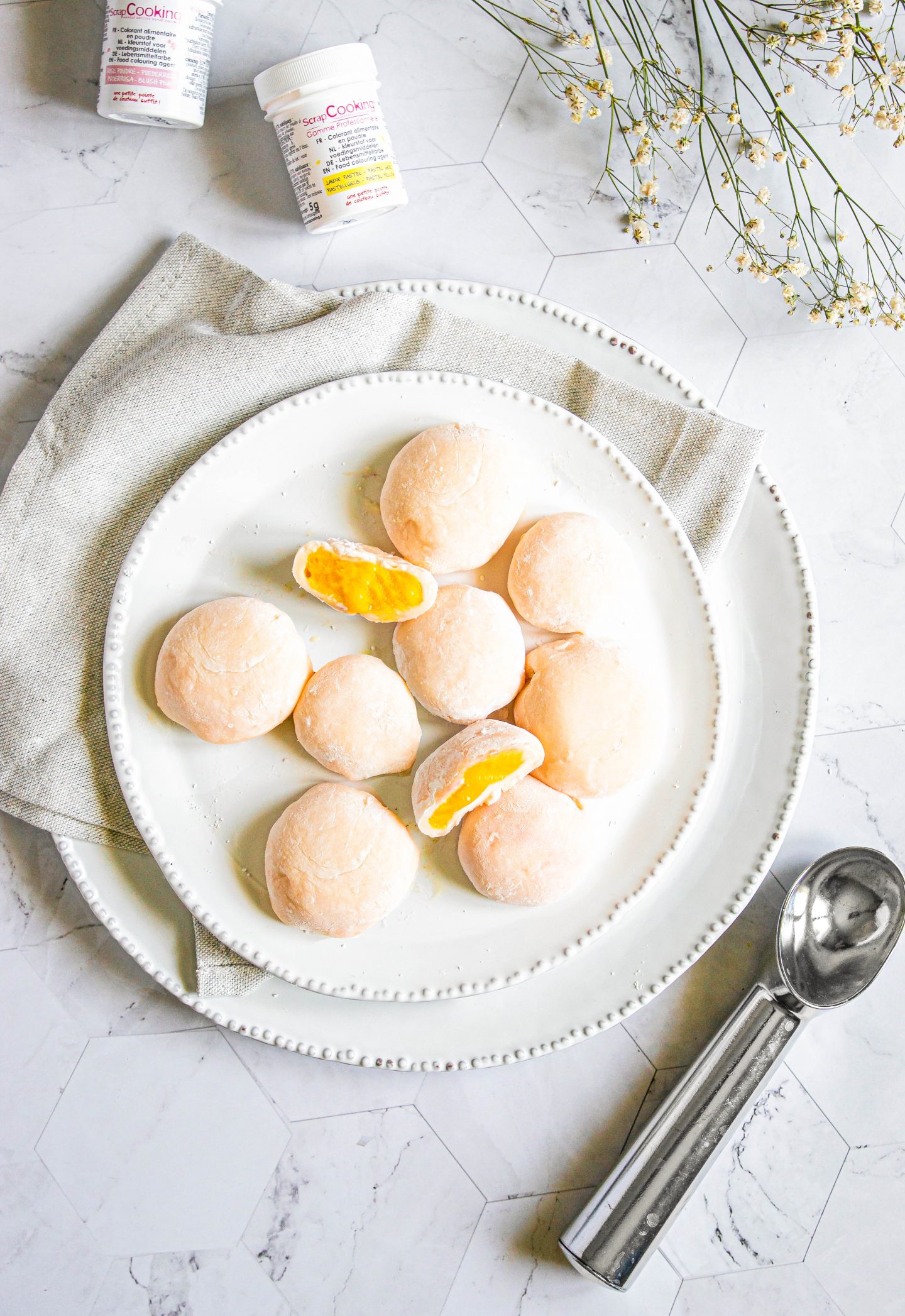 Recette Mochi glacé fruits de la passion